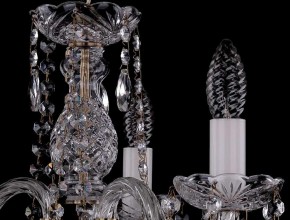 Подвесная люстра Bohemia Ivele Crystal 1402 1402/3/141/Pa в Новоуральске - novouralsk.mebel24.online | фото 3