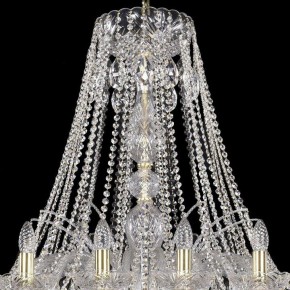 Подвесная люстра Bohemia Ivele Crystal 1411 1411/24/460/G в Новоуральске - novouralsk.mebel24.online | фото 4