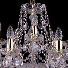 Подвесная люстра Bohemia Ivele Crystal 1413 1413/10+5/300/G/Leafs в Новоуральске - novouralsk.mebel24.online | фото 4