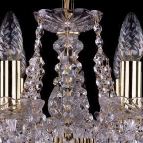 Подвесная люстра Bohemia Ivele Crystal 1413 1413/6/141/G/Leafs в Новоуральске - novouralsk.mebel24.online | фото 4