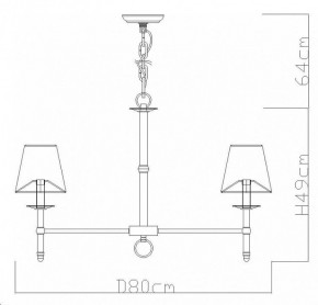 Подвесная люстра Divinare Candela 1162/01 LM-8 в Новоуральске - novouralsk.mebel24.online | фото 2