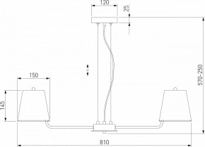 Подвесная люстра Eurosvet Amaretto 60155/8 хром в Новоуральске - novouralsk.mebel24.online | фото 5