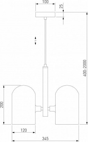 Подвесная люстра Eurosvet Bambola 50357/3 латунь в Новоуральске - novouralsk.mebel24.online | фото 4