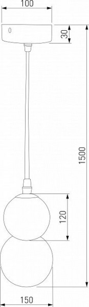 Подвесная люстра Eurosvet Polar 50251/1 LED белый в Новоуральске - novouralsk.mebel24.online | фото 3