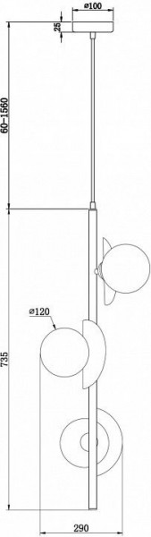 Подвесная люстра Freya Sepia FR5391PL-03CFL в Новоуральске - novouralsk.mebel24.online | фото 3