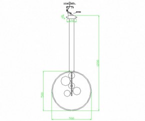 Подвесная люстра Kink Light Иона 09408-5А,19 в Новоуральске - novouralsk.mebel24.online | фото 3