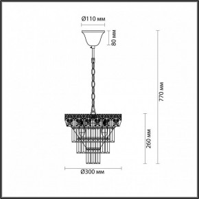 Подвесная люстра Lumion Iggy 5232/4 в Новоуральске - novouralsk.mebel24.online | фото 4