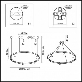 Подвесная люстра Odeon Light Fonda 4317/93L в Новоуральске - novouralsk.mebel24.online | фото 6