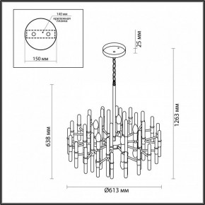 Подвесная люстра Odeon Light Stika 4988/10 в Новоуральске - novouralsk.mebel24.online | фото 7