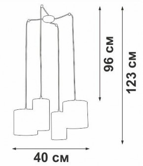 Подвесная люстра Vitaluce V3089 V3089-0/4S в Новоуральске - novouralsk.mebel24.online | фото 5