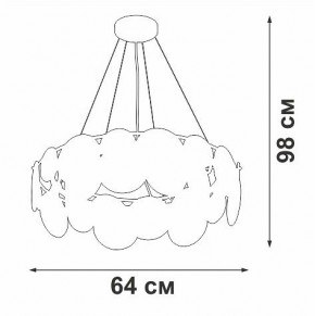 Подвесная люстра Vitaluce V5801 V5801-8/6S в Новоуральске - novouralsk.mebel24.online | фото 7