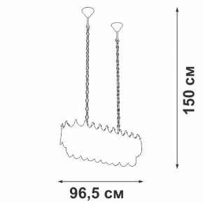 Подвесная люстра Vitaluce V58120 V58120-8/11 в Новоуральске - novouralsk.mebel24.online | фото 3