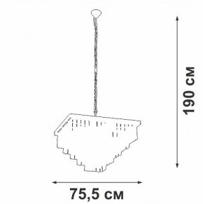 Подвесная люстра Vitaluce V5818 V5818-8/13 в Новоуральске - novouralsk.mebel24.online | фото 5