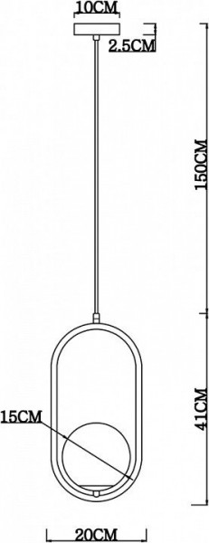 Подвесной светильник Arte Lamp Matisse A7745SP-1AB в Новоуральске - novouralsk.mebel24.online | фото 4