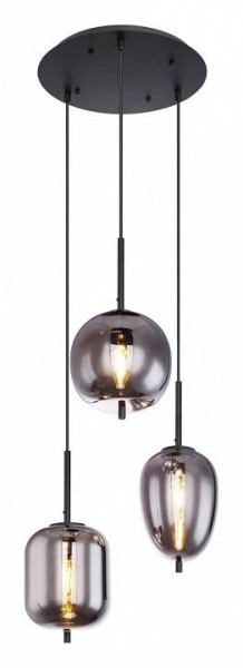 Подвесной светильник Globo Blacky 15345-3 в Новоуральске - novouralsk.mebel24.online | фото
