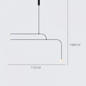 Подвесной светильник Imperiumloft Lines LINES-05 в Новоуральске - novouralsk.mebel24.online | фото 3