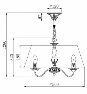 Подвесной светильник Maytoni Bouquet ARM023-PL-03-S в Новоуральске - novouralsk.mebel24.online | фото 4