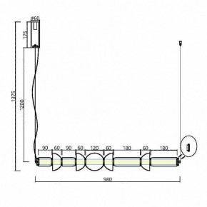 Подвесной светильник Maytoni Cosmo MOD210PL-L39BS3K в Новоуральске - novouralsk.mebel24.online | фото 7