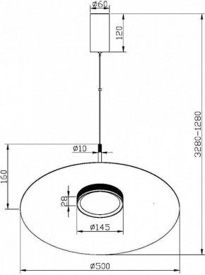 Подвесной светильник Maytoni Halo MOD041PL-L15W3K1 в Новоуральске - novouralsk.mebel24.online | фото 4