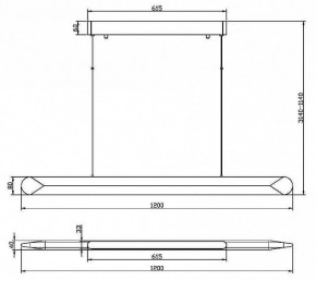 Подвесной светильник Maytoni Motion MOD276PL-L40B3K в Новоуральске - novouralsk.mebel24.online | фото 3
