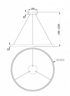 Подвесной светильник Maytoni Rim MOD058PL-L54BS4K в Новоуральске - novouralsk.mebel24.online | фото 4