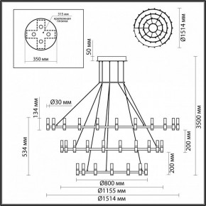 Подвесной светильник Odeon Light Candel 5009/204L в Новоуральске - novouralsk.mebel24.online | фото 5