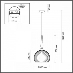Подвесной светильник Odeon Light Runga 4766/1 в Новоуральске - novouralsk.mebel24.online | фото 7