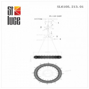 Подвесной светильник ST-Luce Lucchero SL6105.213.01 в Новоуральске - novouralsk.mebel24.online | фото 6