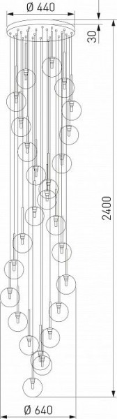 Подвесной светильник TK Lighting Aurora 10258 Aurora в Новоуральске - novouralsk.mebel24.online | фото 3