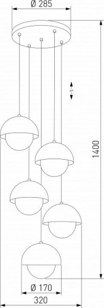 Подвесной светильник TK Lighting Bono 10214 Bono в Новоуральске - novouralsk.mebel24.online | фото 4