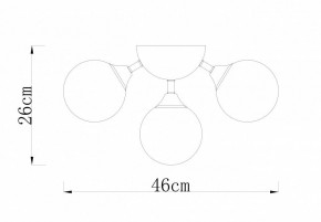 Потолочная люстра Arte Lamp Fobos A2704PL-5SG в Новоуральске - novouralsk.mebel24.online | фото 3