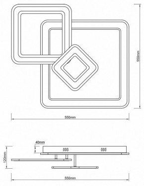 Потолочная люстра Escada Volume 10240/3LED в Новоуральске - novouralsk.mebel24.online | фото 7