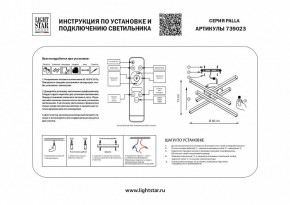 Потолочная люстра Lightstar Palla 739023 в Новоуральске - novouralsk.mebel24.online | фото 2