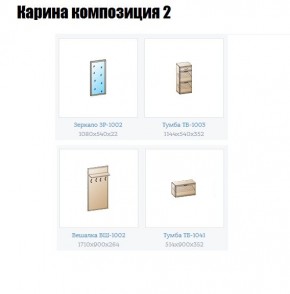 Прихожая Карина (модульная) в Новоуральске - novouralsk.mebel24.online | фото 6