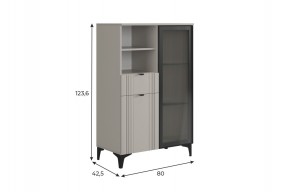 РИЧ Комод 2 со стеклом в Новоуральске - novouralsk.mebel24.online | фото 2