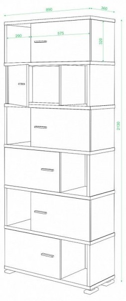 Шкаф комбинированный Домино СБ-30/6 в Новоуральске - novouralsk.mebel24.online | фото 2