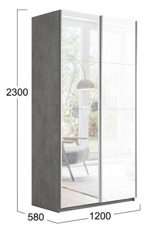 Шкаф-купе Траст СШК 2.120.60-13.15 в Новоуральске - novouralsk.mebel24.online | фото 3