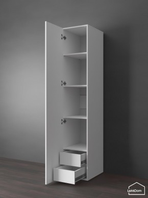 Шкаф Linnea MHR-1PO-4 2050х400х510 (Белый-М 11.1.1) в Новоуральске - novouralsk.mebel24.online | фото 4
