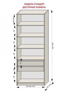 Шкаф распашной серия «ЗЕВС» (PL3/С1/PL2) в Новоуральске - novouralsk.mebel24.online | фото 13