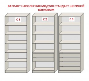 Шкаф распашной серия «ЗЕВС» (PL3/С1/PL2) в Новоуральске - novouralsk.mebel24.online | фото 6