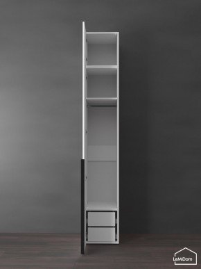 Шкаф с антресолью Linnea MHR-1A-3 2450х400х510 (Белый-М 11.1.2) в Новоуральске - novouralsk.mebel24.online | фото 5