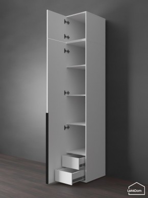 Шкаф с антресолью Linnea MHR-1A-4 2450х400х510 (Белый-М 11.1.2) в Новоуральске - novouralsk.mebel24.online | фото 5