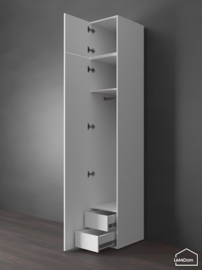 Шкаф с антресолью Linnea MHR-1POA-3 2450х400х510 (Белый-М 11.1.2) в Новоуральске - novouralsk.mebel24.online | фото 6