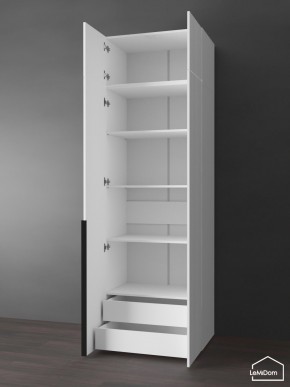 Шкаф с антресолью Linnea MHR-2A-4 2450х800х510 (Белый-М 11.1.1) в Новоуральске - novouralsk.mebel24.online | фото 5