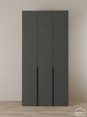 Шкаф с антресолью Linnea MHR-3A-1 2450х1200х510 (Графит-М 11.1.25) в Новоуральске - novouralsk.mebel24.online | фото 1