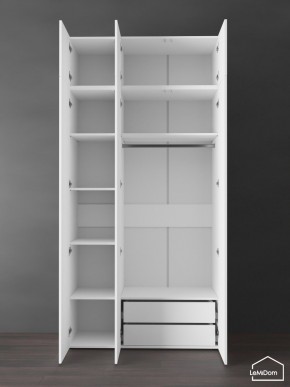 Шкаф с антресолью Linnea MHR-3POA-2 2450х1200х510 (Белый-М 11.1.1) в Новоуральске - novouralsk.mebel24.online | фото 6