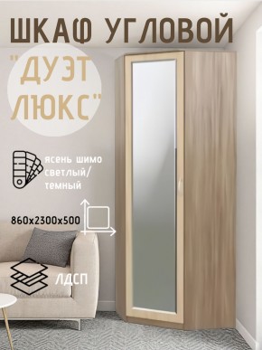 Шкаф угловой Дуэт Люкс с зеркалом в Новоуральске - novouralsk.mebel24.online | фото 3