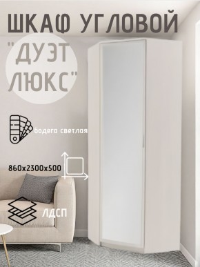 Шкаф угловой Дуэт Люкс с зеркалом в Новоуральске - novouralsk.mebel24.online | фото 6