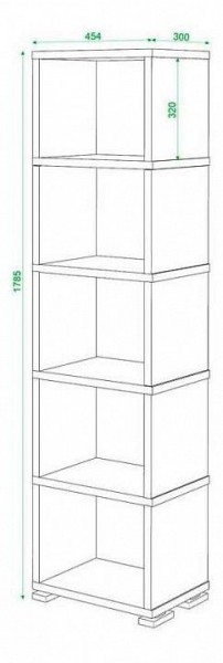 Стеллаж Домино СБ-15/5 в Новоуральске - novouralsk.mebel24.online | фото 2