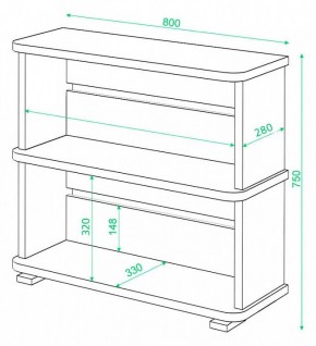 Стеллаж Домино СБ-25/2 в Новоуральске - novouralsk.mebel24.online | фото 3